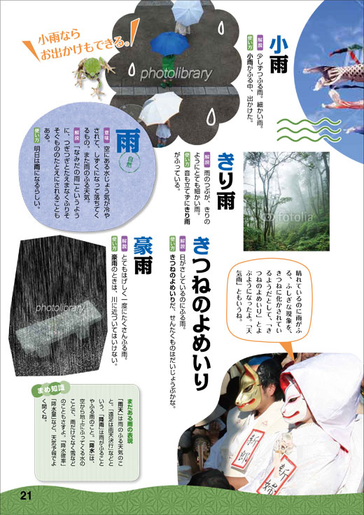 写真で読み解く類義語辞典の21ページ